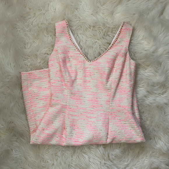 Lily Pulitzer Pearl Detail Fitted Shift Dress - Picture 2 of 6